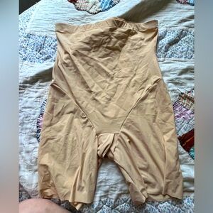 Beige body shaping bodysuit